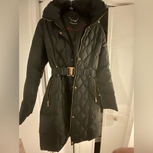 Long puffy winter coat